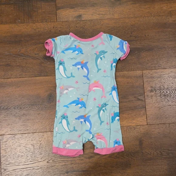 Little Sleepies Dolphin Shorty - Picture 3 of 4